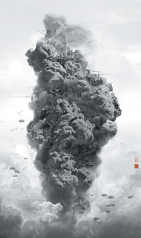 Yang Yongliang, "Heavenly City Series - Untitled #2"