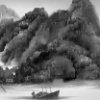 Yang Yongliang "On the quiet Water, Sunken Ship"