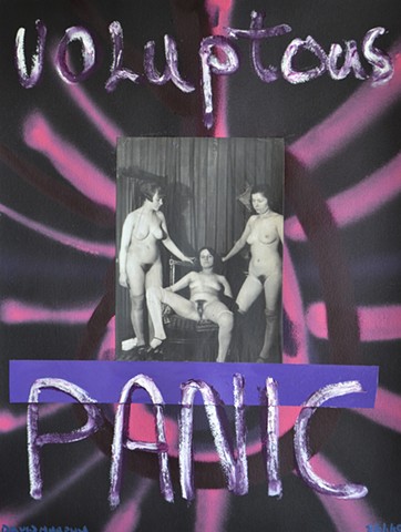 david murphy, art, painting, dublin, ireland, irish, collage, erotic, porn, vintage, retro