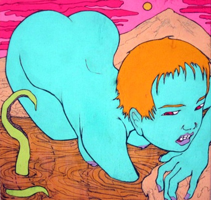 "Blue Girl" by Thomas Hart