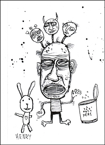 Bunny and a Can of Peas by Henry (Joey Mars)