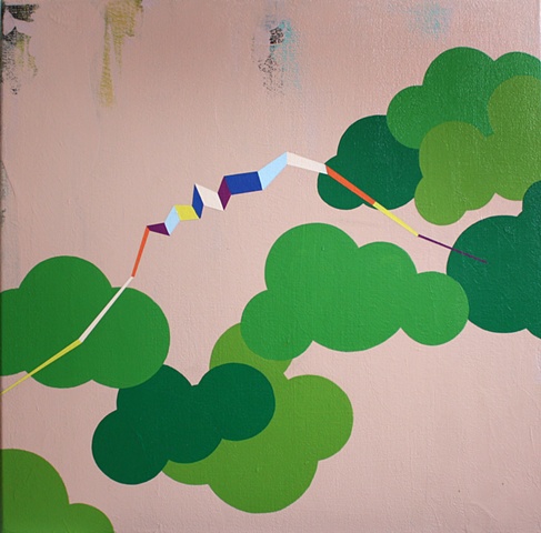 Painting of escapism by Karley Feaver