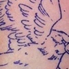 crooked cross cover-up stencilled