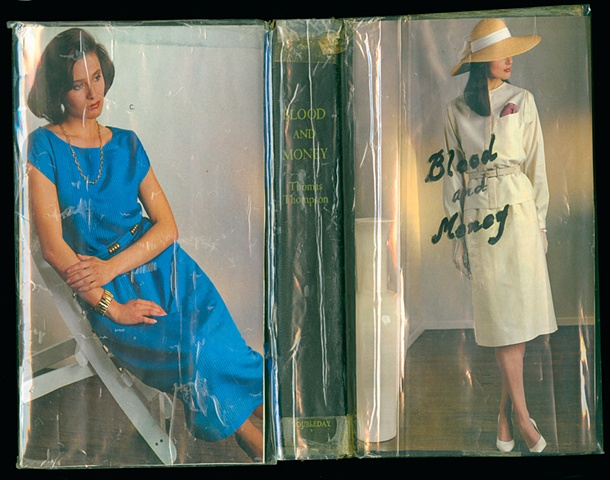 Blood and Money by Thomas Thompson, 1976, Extra-illustrated, paint, magazine,  Mylar