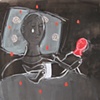 Pam White.
Work on Paper/Gouache and Collage
Studio# 12

Puppet