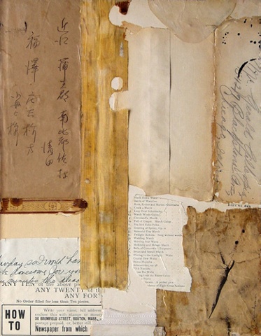 Crystal Neubauer Original Fine Art Collage Matted Mixed Media 16 x 20