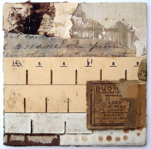 Crystal Neubauer Original Fine Art Collage Mixed Media