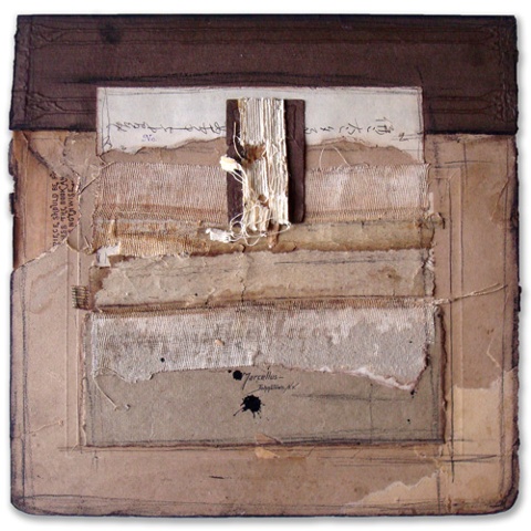 Crystal Neubauer Original Collage Mixed Media  Fine Art 10 x 10