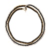 36" SILVER AND GOLD CHIPS NECKLACE