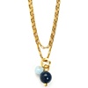 LONG BLUE GUMBALL NECKLACE