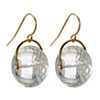 ROCK CRYSTAL STIRRUP EARRING
