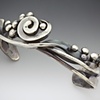 Fabricated Nickel Silver Cuff Bracelet