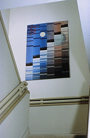 installation of "Mother Moon in Fog"