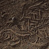 detail of "Footprints on the Sands of Time"