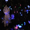 "Deepwater Eden" (black light view) installation at the IGG Gallery, Eastern Michigan University, summer 2010