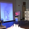 "Spin-O-Matic Substance & Shadow" installation at the IGG Gallery, Eastern Michigan University