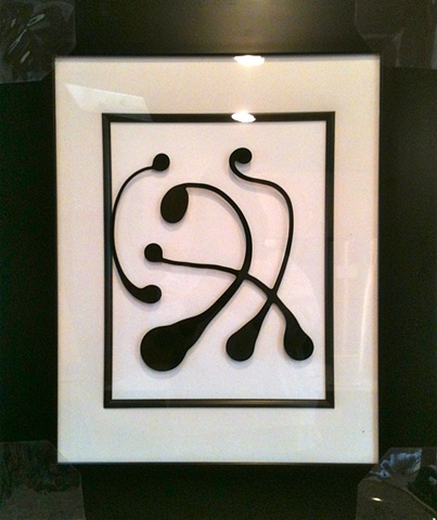 Untitled on Glass 1