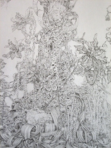 Shrine Drawing (Detail)