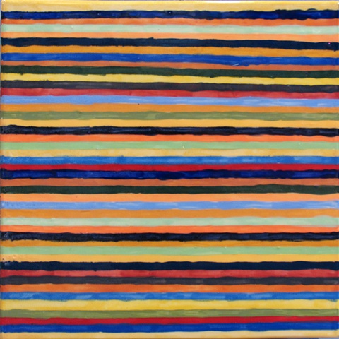 SOLD Candyland (June) -12"x12" Tile