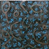 SOLD Spell for Luck, 8"x8" tile