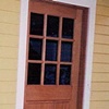 Mahogany Six Lite Door 