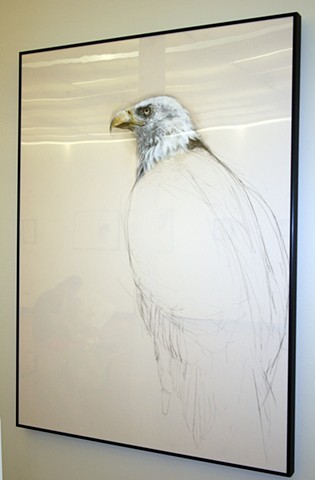The possibility of its occurring in its unalterable state.
Photographed while on exhibit at the Green Building Gallery 2012.