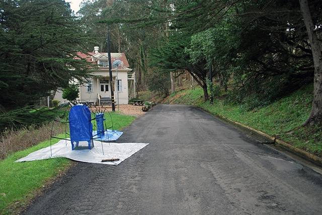 In Tents: Post Box & Hydrant (Installed by a hostel)