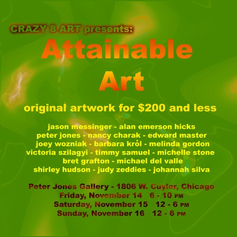 ATTAINABLE ART 2008 Postcard