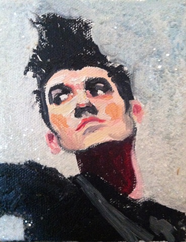 Tiny Heads Paintings by Heather Morgan