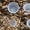 White Plastic cup- Detail