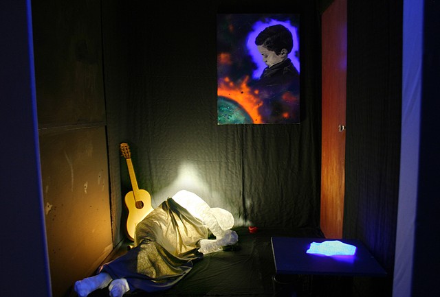 A DARK HOLE (detail of "living space")