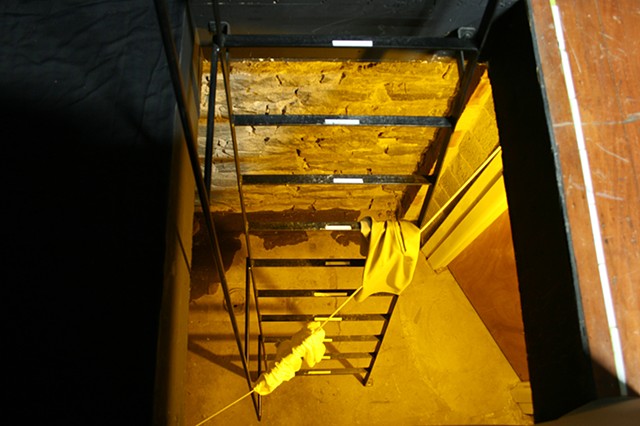 A DARK HOLE (detail from exterior)