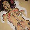 woman - inspired by egon schiele