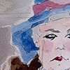 Woman in Bistro