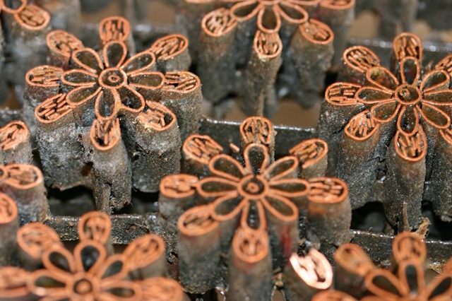 Batik stamp flower
