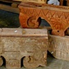 Carvings and Teak Blocks