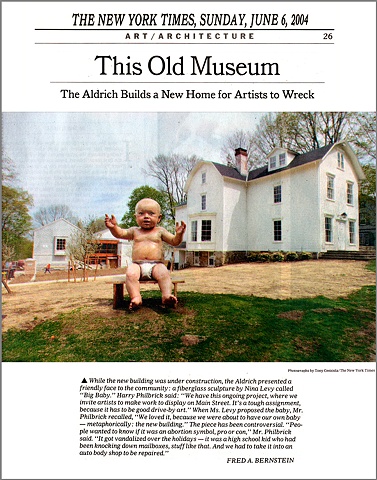 New York Times Coverage of 
Big Baby at the Aldrich
