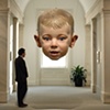 Large Head at National Portrait Gallery