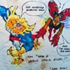 American Eagle and Bug Lady  (Kersplash!)