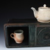 Projector Box Display with Tea Set