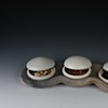 Tea Jars on Stone Landscape