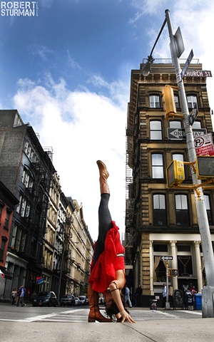 New York City Standing Splits