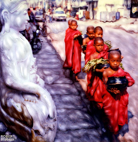 Novices in Procession ~
Mandalay, Burma