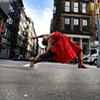 Red Dress Reverse Warrior ~ NYC