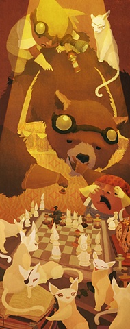 Frank Lin ftongl www.ftongl.com ef / tong / el illustrator illustration fix'it bros brothers bear