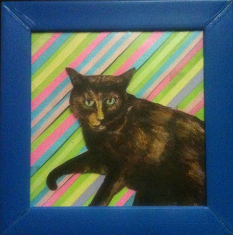 post it art, commisions, small art, framed art, gifts