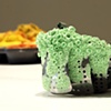 Jasmyne Graybill
Specklebelly 
Steamer basket, polymer clay
7 x 7 x 5
