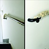 Jasmyne Graybill
Gestation
Handrail, latex, flock, adhesive
108 x 10 diameter at largest section
(Installation view)
