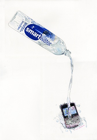 Spill Smart Water on your Smart Phone