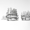 Pamela Valfer
Landscape Simulation: Wisconsin Dells (The Sugar Bowl) / Brownshill Dolmen, County Carlow, Ireland